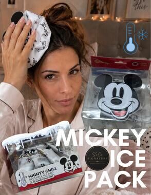 Mickey Mouse Mighty Chill Reusable Ice Bag Easy Fill Cold Compress Disney NWT